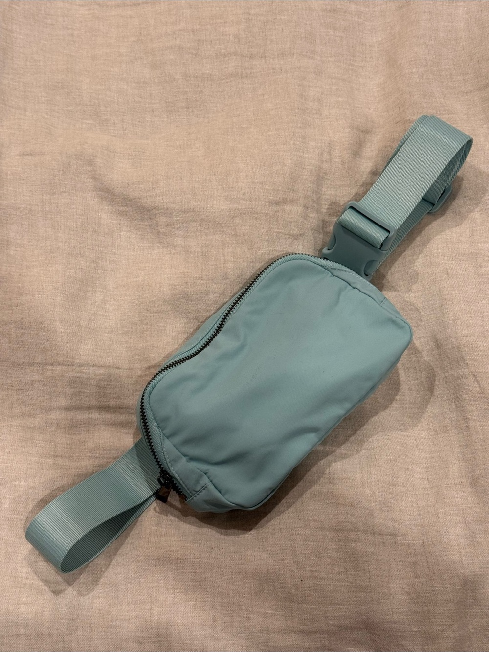 Nylon Belt Bag in Aqua